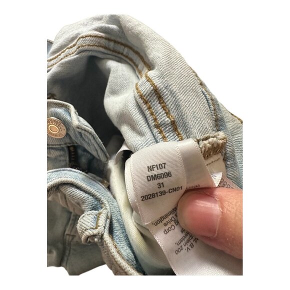 Madewell The Perfect Vintage Straight Jean High Rise Light Wash Size 31 NF107 - Picture 5 of 5